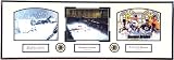 Option #1: 13.5"x39" Collage Double Matted with Protective Sleeve - Boston Bruins - Bobby Orr / Boston Garden / Ray Bourque