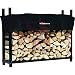 5ft Woodhaven Firewood Rack - Black