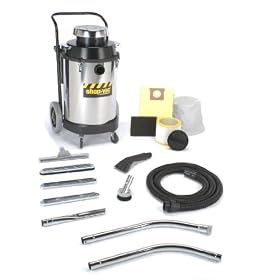 Shop-Vac 9911510 4.0-Peak Horsepower Commercial Stainless Steel Wet/Dry Vacuum, 15-Gallon
