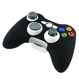 Black Silicone Skin for Xbox 360 Controller