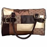 Bulk Savings 377906 Brown Patch Tapestry Purse