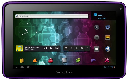 Visual Land Prestige 7 Internet Tablet 7-Inch Android 4.0 (Purple)