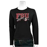 Florida State Seminoles (FSU) Ladies Black Arch Banner Long Sleeve T-shirt