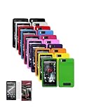Ten Silicone Cases / Skins / Covers for MOTOROLA DROID X MB810 / Droid X2 M ....