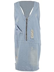 Sleeveless Denim  Dress