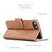 Snugg iPhone SE Wallet Case 2022 & 2020 / iPhone 8 Wallet Case/iPhone 7 Wallet Case – Leather Card Wallet with Handy Stand Feature for iPhone SE Case Wallet Flip Phone Case Cover in Distressed Brown