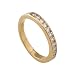18K Yellow Gold 1/3 ct. Machine Set Diamond ''Smart Fit'' Wedding Band (F-G Color, VS Clarity)