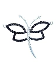 0.44CTW DIAMOND BUTTERFLY PENDANT