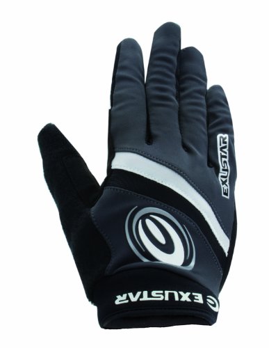 EXUSTAR Fahrradhandschuhe mit Gel-Einlage, schwarz/grau/wei&szlig;, XL, 719847 Preisvergleich