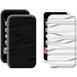 Belkin Apple iPod Touch 2G Silicone Sleeve Textured schwarz/wei  2er Pack