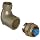 Amphenol Industrial 97-3108B-10SL-4S Circular Connector Socket, Threaded Coupling, Solder Termination, Angle Plug, Split Backshell, 10SL-4 Insert Arrangement, 10SL Shell Size, 2 Contacts