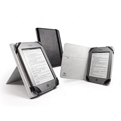 Tuff-Luv "Book-Stand" Tasche H�lle f�r ( Amazon Kindle Touch / Sony PRS-T1 / Pocketbook 611 / 622 Touch Bookeen Cybook Odyssey - Buch Stil - schwarz