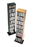 Prepac - Prepac Slim Multimedia Storage Tower - Holds 160 CDs - Black