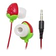 Cbus Wireless Red Strawberry 3.5mm Stereo Earphone Headphone for Apple iPad 2 / iPad / new iPad (3rd Gen) / iPod / Nano / Touch / MP3 MP4 Player