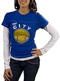 Golden State Warriors Women's Hardwood Classic Long Sleeve Layered Tee - X-Large