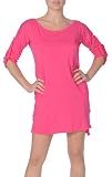Beyond Yoga Organic Pima Panel Dress (Tropical Pink, Small)
