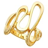 RING Metal Fashion Ring in 14K Yellow Gold (Finger Size 6), FREE 2-Day Shipping. RING Metal Fashion Ring in 14K Yellow Gold (Finger Size 6), FREE 2-Day Shipping.