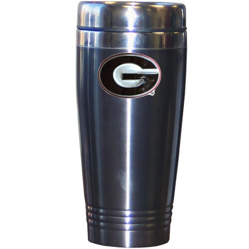 NCAA Georgia Bulldogs Logo Travel Mug