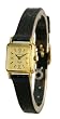 HAMILTON Women's Swiss Quartz 14 Karat Gold Watch with Leather Strap. Model: HAM-824016