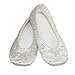 Isotoner Women's Terry Lined Rose Quilted Ballerina Slippers