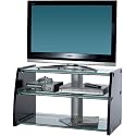 Alphason ASP900B - Black Gloss & Glass Stand For LCD &  Plasma TV