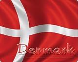 Denmark Flag Mouse Pad