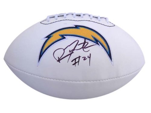 RYAN MATTHEWS SIGNED AUTOGRAPHED FOOTBALL SAN DIEGO CHARGERS COA + HOLOGRAM