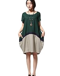 Cotton/Linen Summer  Shirt  Dress