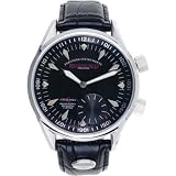 Riedenschild Mens Swihanic Dual Time Zone Strap Watch - Black by Riedenschild