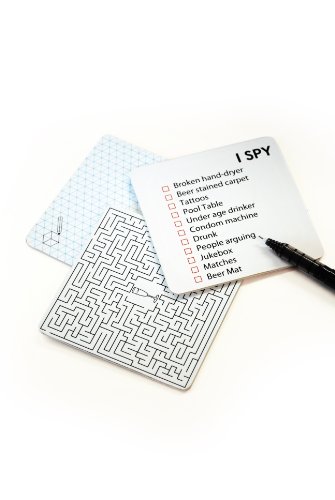 Suck UK Bar Games Drink Mats Suck UK Bar Games Drink Mats