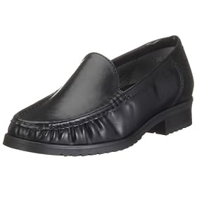 Jenny Atlanta 2-50122-18, Damen Mokassins, schwarz, (black)