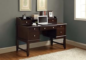 Bush Signature Cabot L Desk With Hutch Derial445
