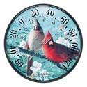 Accurite James Hautman 12.5 Inch Indoor-Outdoor Cardinals Thermometer