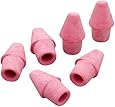 Paper Mate Arrowhead Pink Cap Erasers (73015), Pack of 144