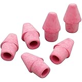 Paper Mate Arrowhead Pink Cap Erasers (73015), Pack of 144