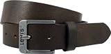 Levis Gürtel Ledergürtel Free Dark Brown Braun