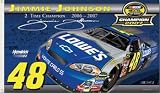 Jimmie Johnson BSI Nextel Cup Champ Two Sided Flag