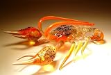 Blown Glass Art Sea Life Animal Figurine Red LOBSTER