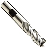 read full review Niagara Cutter A337 High-Speed Steel End Mill For Aluminum, Regular Length, Uncoated (Bright), 3 Flutes, Square End, 5/8