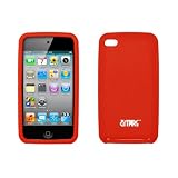 EMPIRE Apple iPod Touch 4 / 4th Generation Red Silicone Skin Soft Case