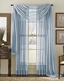 Platinum Voile Flowing Sheer Scarf - Clearance