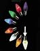 Pack of 25 LED C7 Warm Clear Replacement Christmas Light Bulbs