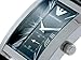 Armani black dial black leather strap watch AR0143
