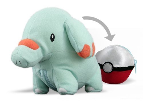 Phanpy - Pokemon Pokeball Flip-out Plush Toy (Transform a Pokeball into a Pokemon) (Japanese Import)