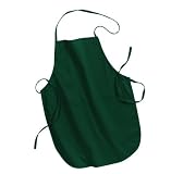 Port Authority 30 inch Apron (A520) Adjustable Neck Strap Full-Length with Pockets Available in 8 Colors