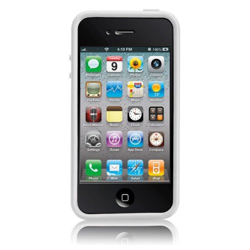 Case-mate Hula Bumper Band, H&uuml;lle in Weiss f&uuml;r iPhone 4 inkl. Displayschtuzfolie Preisvergleich