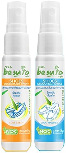 Natural Shoe Deodorizer Spray, Natural Antiperspirant, Portable Size, Shoe Odor Spray, Foot Deodorant Spray, Stink Caused By Bacteria, Cool Fresh and Cool Powder Formula