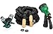 Premium 50' Expandable Hose, Best Expanding Garden Hose on the Market! Solid Brass Fittings, Double Latex Core, Heavy Duty Fabric, 3/4. Includes FREE Sprayer Nozzle and 2-Way Splitter