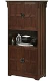 Craftsman Cupboard 2-shelf Macintosh Oak