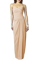 Chiffon Sweetheart Floor Length Evening Dress/Bridesmaid Dress/Prom Dress/Party Dress 